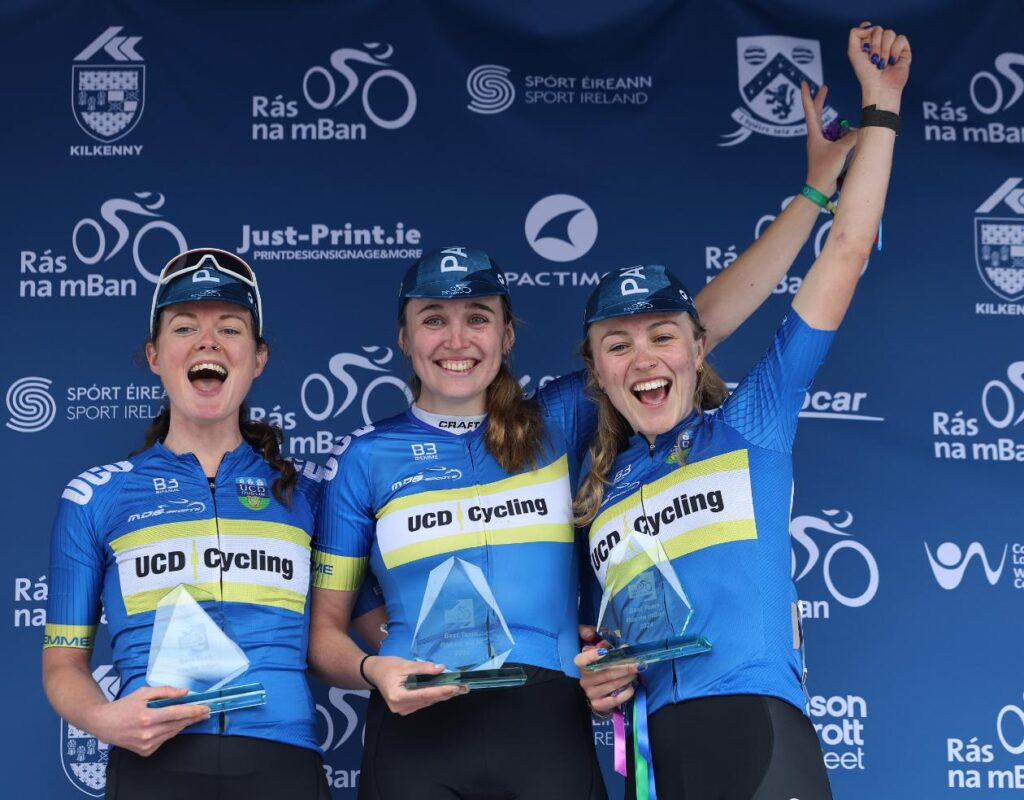 The Best Irish Team award 2024 goes to UCD Cycling